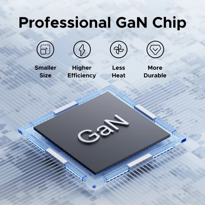 【قابس EU】 شاحن UGREEN 45 واط/30 واط/25 واط/20 واط GaN PD3.0 PPS QC3.0 شاحن USB C سريع لجهاز iPhone 17 و16 و15 ProMax وSamsung S25 وiPad Air - 5