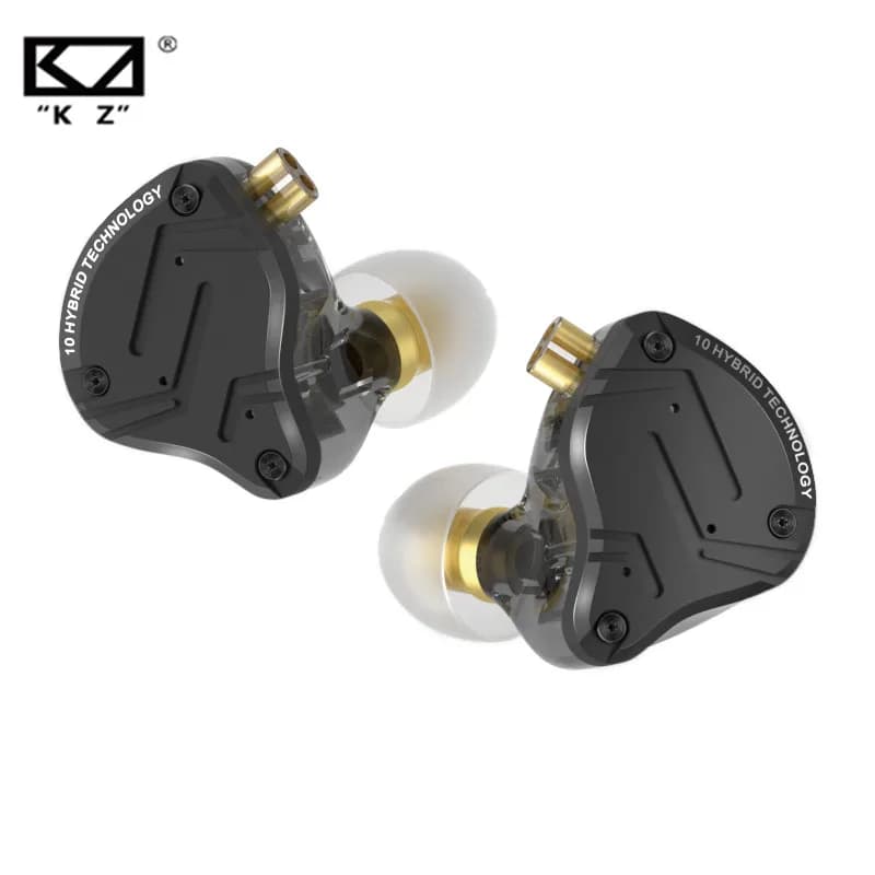 سماعات أذن هاي فاي هجين معدنية باس KZ ZS10 PRO X مع إلغاء الضوضاء للرياضة، سماعات رأس KZ ZSN PRO AS16 PRO AS12 ZSX ZEX