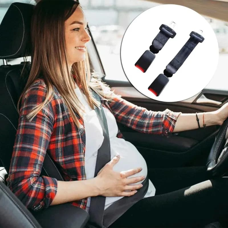 1-20PCS Universal Car Seat Belt Extender Adjustable Auto Seatbelt Extension with Buckle for Pregnancy Plus Size Adults - 2