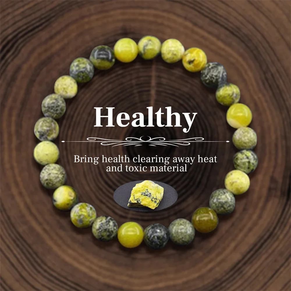 Women Natural Stone Bracelet Amethyst Quartz Tiger Eye Crystal Beads Bangles Men Health Wealth Lucky Reiki Healling Jewelry Gift - 4