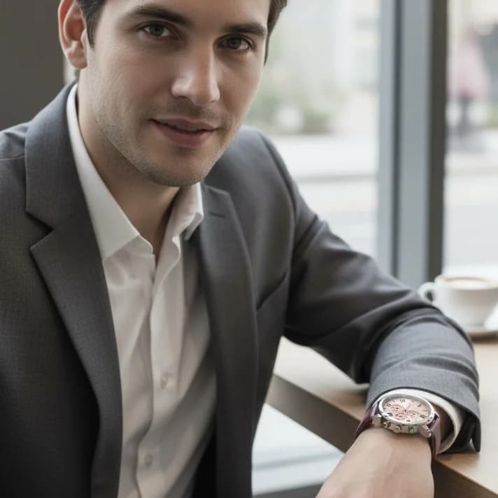 كوران 8208,8192,8230 ساعة مصنع تقويم رياضي عسكري ساعة رجالية ماركة فاخرة جلد صناعي أصلي ساعة معصم - 6