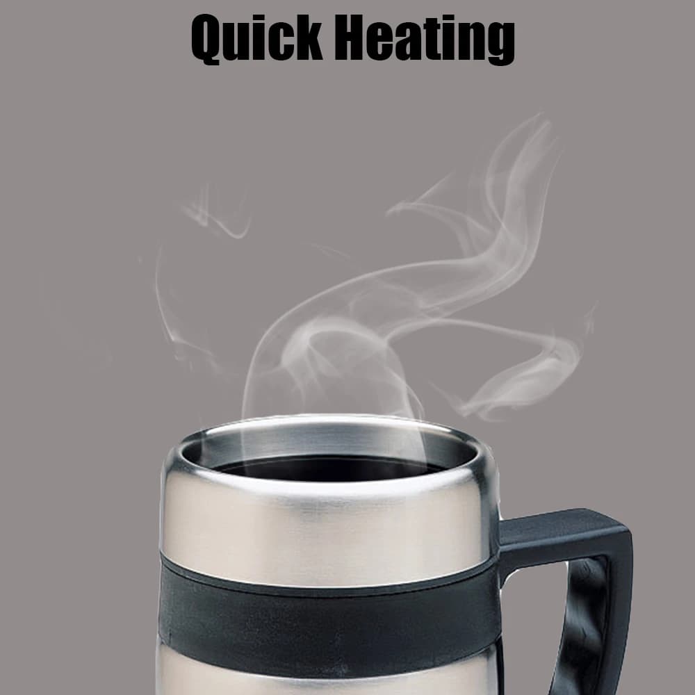 سخان غمر للسيارة بقوة 120-140 واط - سخان كهربائي آمن للشاي والماء والقهوة والحليب - 2