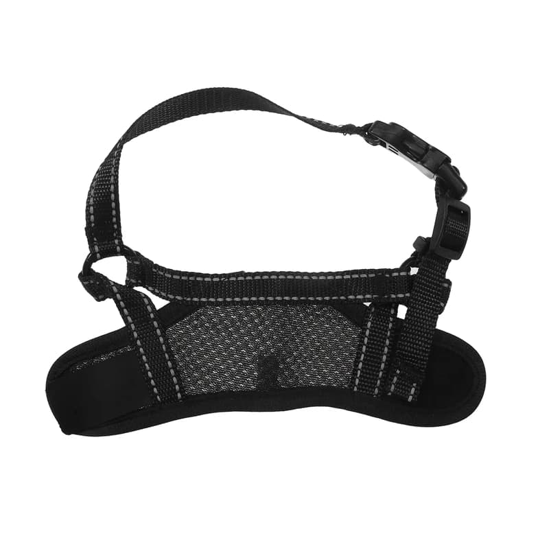 Dog Muzzle Puppy and Large Dog Anti Barking Adjustable Anti-biting Mesh Breathable Soft Pet Mouth Muzzles Straps Doggie Supplies - 6
