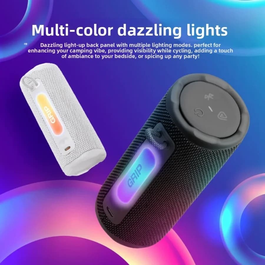 سماعة JBL Grip اللاسلكية الأصلية سماعة خارجية محمولة مع مشبك كارابينر خفيفة الوزن مقاومة للصدمات سماعة بلوتوث رائجة - 6