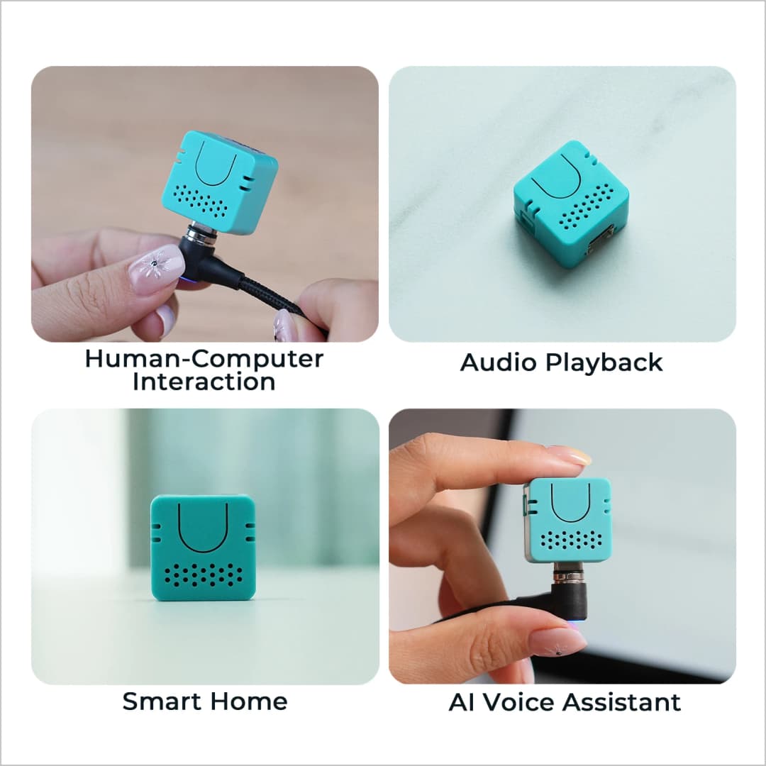 مجموعة تطوير مكبر الصوت الذكي M5Stack ATOM VoiceS3R لمساعد المنزل للتحكم الصوتي القابل للبرمجة وحدة تحكم تفاعل إنترنت الأشياء - 5