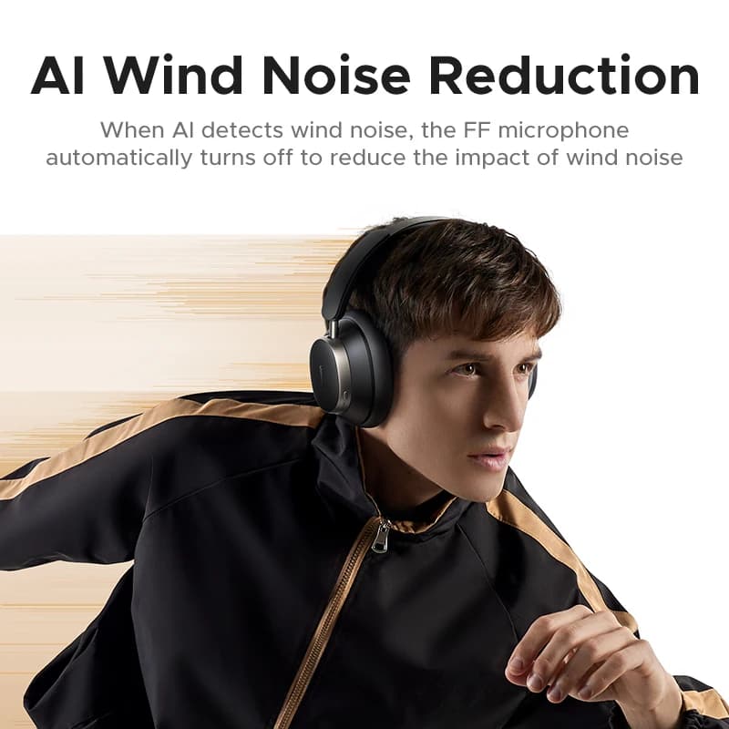 UGREEN Studio Pro 48dB ANC Wireless Headphones Over Ear Bluetooth Earphones Active Noise Cancellation Hi-Res LDAC 120h Playtime - 5
