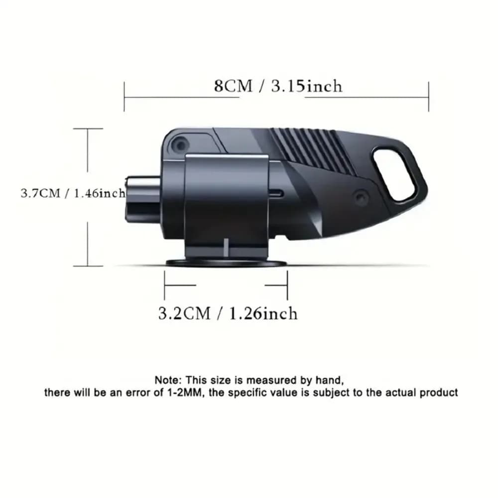 Mini Car Safety Hammer, Metal Window Breaker, Life Hammer, Built-in Safety Belt, Cutting Knife, Car Emergency Self Rescue Tool - 6
