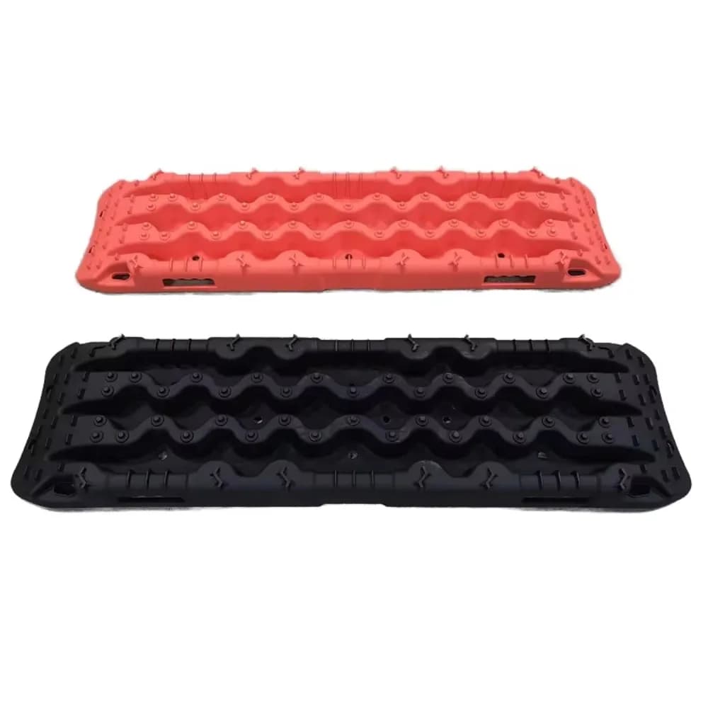 1/2 قطعة سوبر قوي عالية القوة PP سيارة اكسسوارات خارج الطريق لوحات سحب السكك الحديدية استرداد أداة إنقاذ الطوارئ الثلوج الرمال الطين - 3