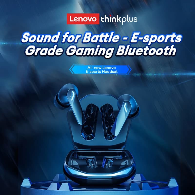 سماعات أذن Lenovo GM2 Pro بلوتوث 5.3 سماعات رياضية لاسلكية للألعاب مع تأخير منخفض وضع مزدوج للموسيقى - 2