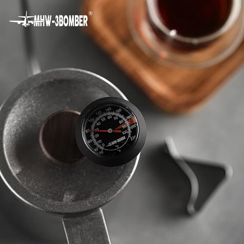 MHW-3BOMBER 0 to100℃ Dial Thermometer for Coffee Pot Milk Frothing Jug Professional Cafe KitchenTemperature Measuring Tools - 6