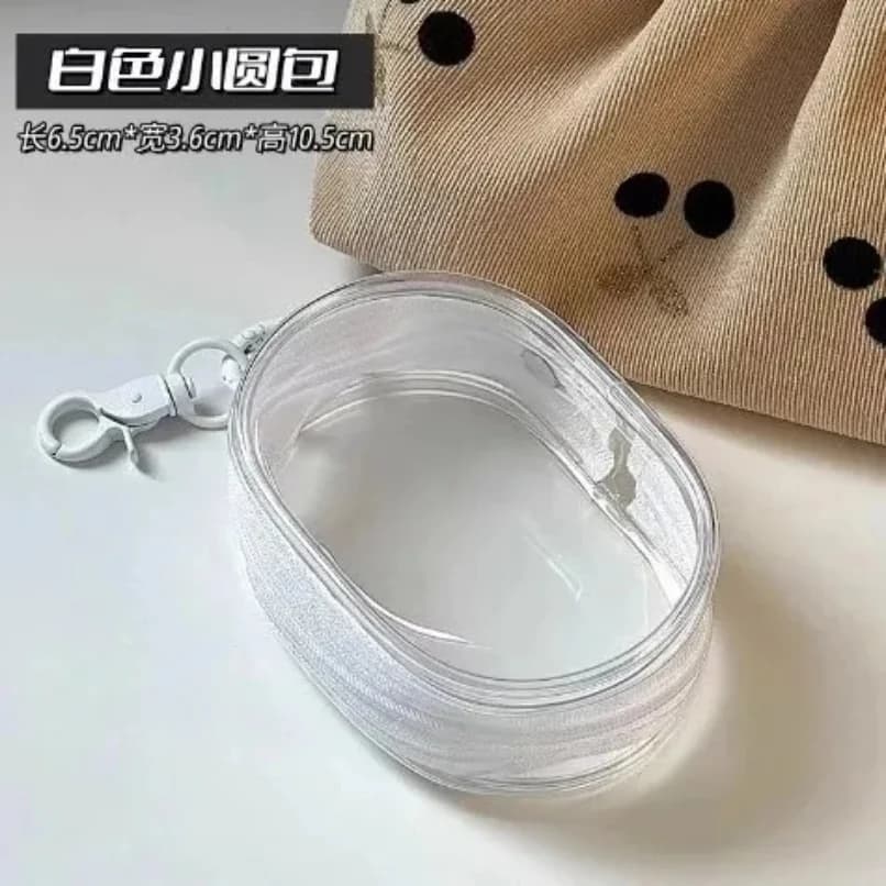 حقيبة منظمة للكابلات شفافة للسفر، حافظة شاحن محمول، تخزين إكسسوارات للمنزل