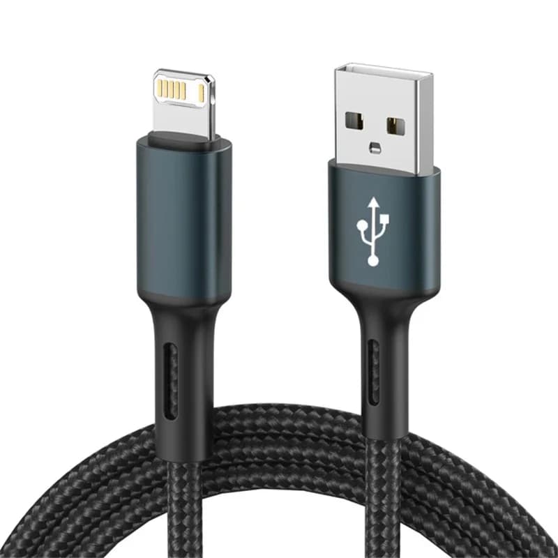 كابل شاحن USB شحن سريع لهواتف آيفون 14 13 12 11 Xs Max Xr X 8 7 6 Plus 5 SE آيباد كابل بيانات طويل 1m 2m
