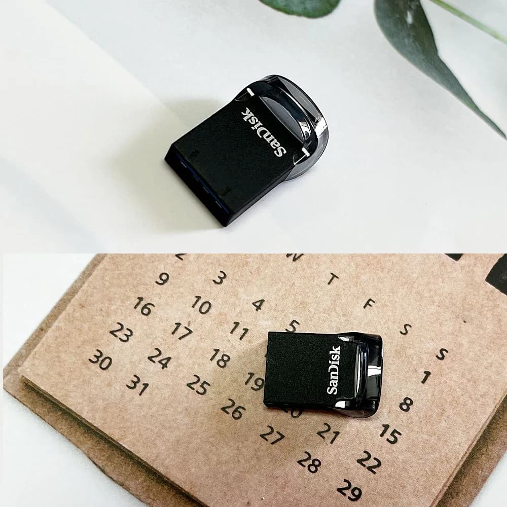 SanDisk SDCZ430 Ultra Fit USB 3.2 Gen 1 Flash Drive بسعة 32 جيجابايت و64 جيجابايت و128 جيجابايت و256 جيجابايت و512 جيجابايت و1 تيرابايت، فلاش درايف، فلاش درايف صغير، عصا ذاكرة U Disk - 4