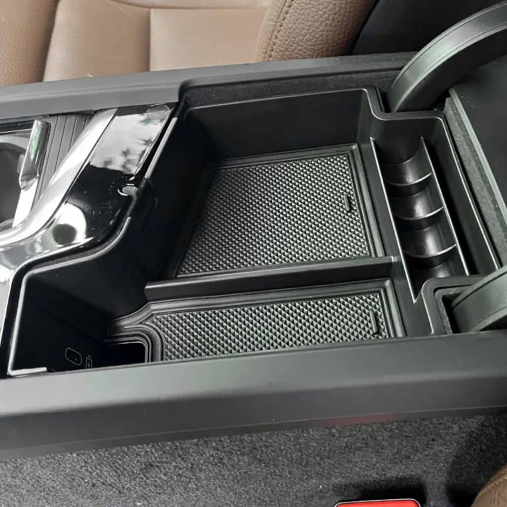 صينية تخزين ومنظم لصندوق مسند الذراع لسيارات فولفو XC60 XC90 S90 S60 V60 V90 موديلات 2017-2022، إكسسوارات داخلية - 4
