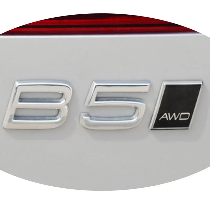ملصق شعار AWD ثلاثي الأبعاد من الكروم بعلم السويد وغزال الرنة لسيارات فولفو V40 XC60 XC90 C30 V60 - 6