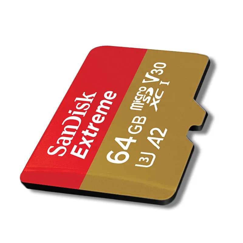 بطاقة ذاكرة SanDisk Extreme microSD بسعة 1 تيرا بايت و512 جيجا بايت و256 جيجا بايت A2 U3 UHS-I USB3.0 4K فلاش مايكرو إس دي للكاميرا GoPro وطائرات DJI بدون طيار - 3