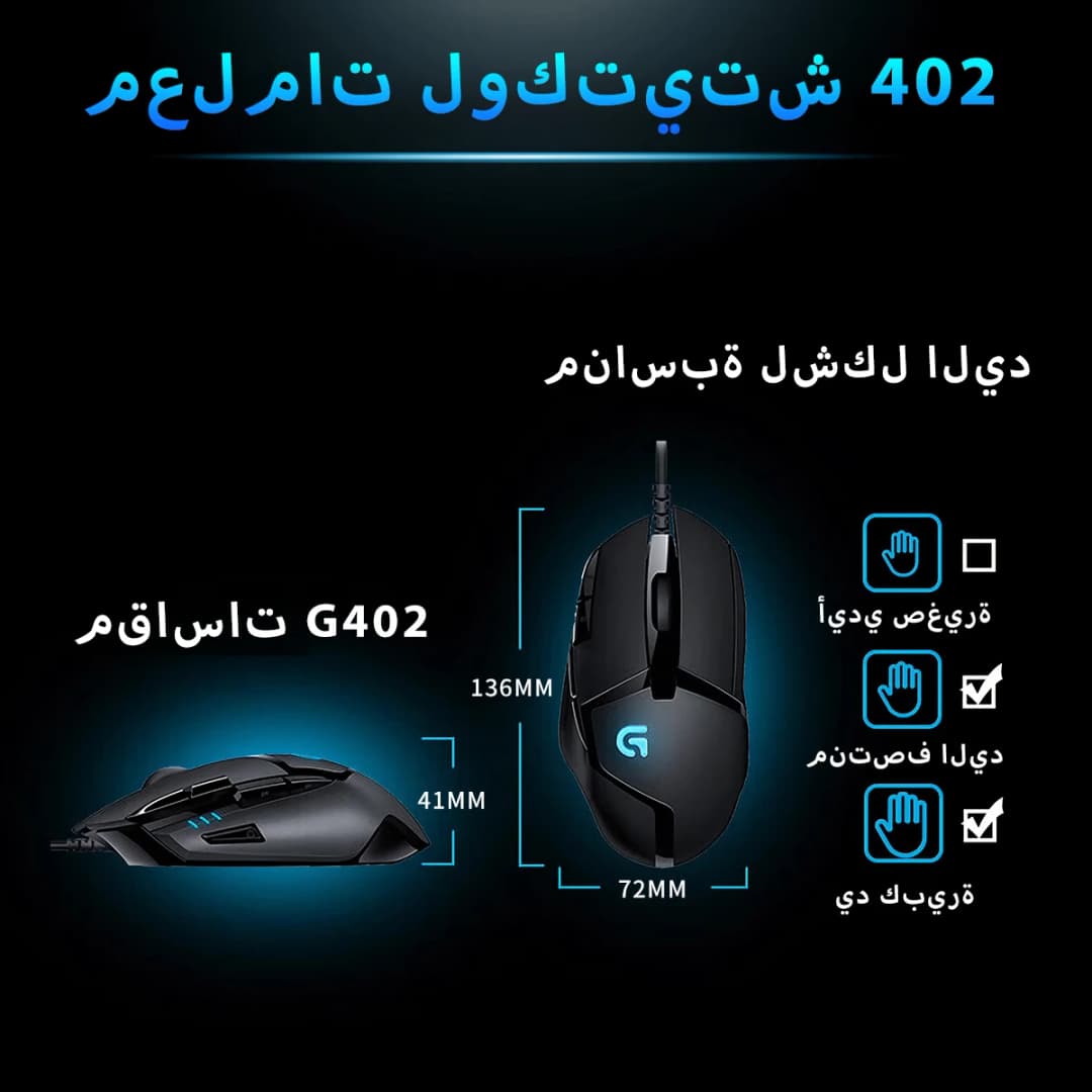 Precision Aiming: Logitech G402 Gaming Mouse - 6