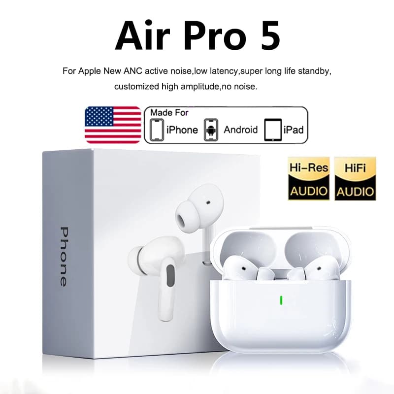 Original Wireless Bluetooth Earphones In Ear Earbuds Sports Noise Cancelling Air Pro TWS Max Headset For Apple iPhone Headphones