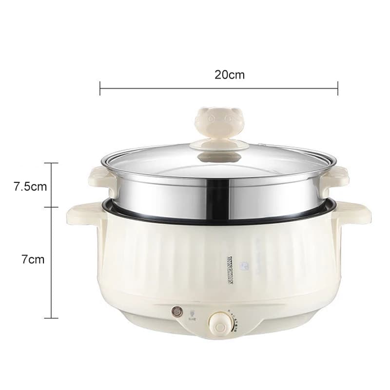 Electric MultiCooker Multifunctional Rice Cooker Frying Pan Non-stick Cookware Multi Soup Hotpot for Kitchen 1.7L/2.7L/3.2L - 6
