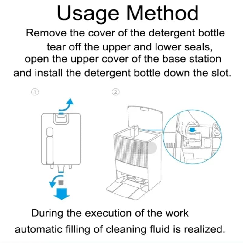 Original Dreame L20 ultra L30 ultra Special Floor Cleaner 450ml - 2