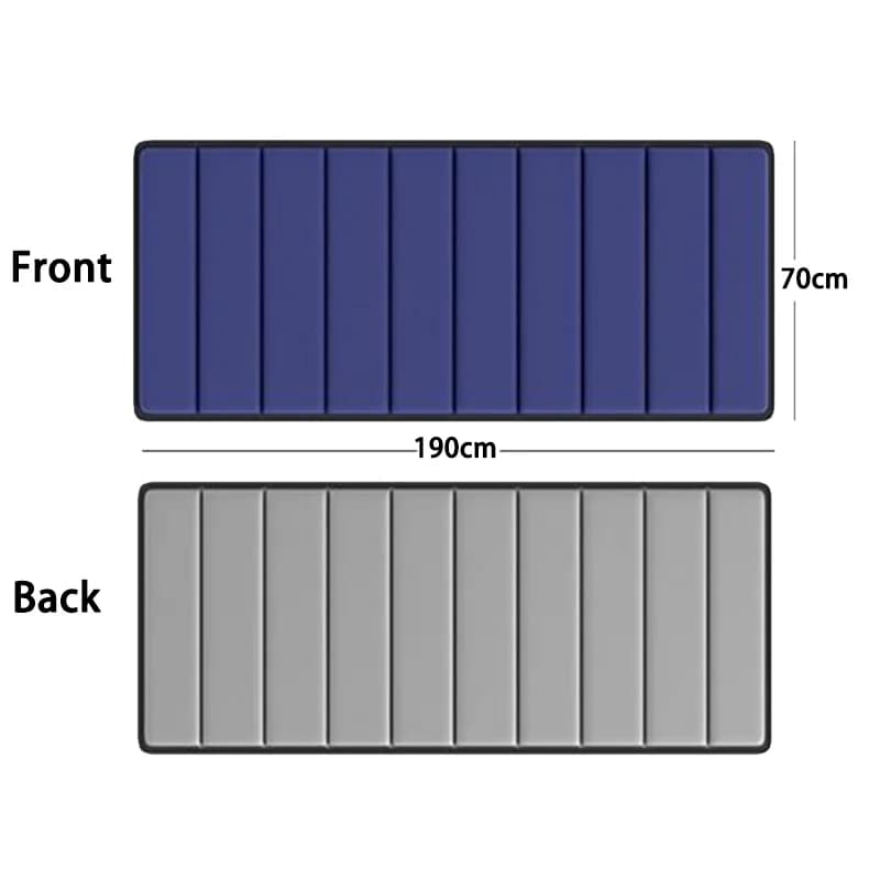 Travel Bed Car mattress single bed car folding car rear trunk portable sleeping mat leveling mat suv sleeping mat - 6