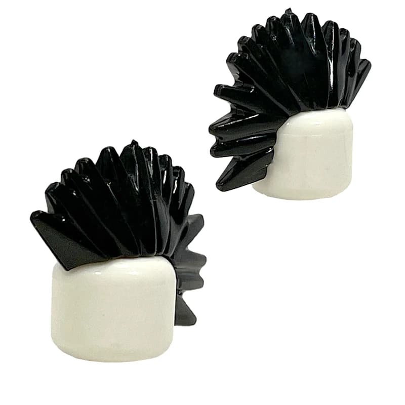 KT Block Min Building Blocks Boy's Hair Girl's Hair Curly Hair Accessories MOC Figures Hair  Children's Toys - 3