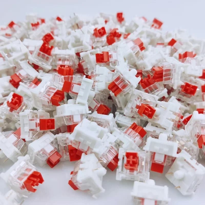 مفاتيح Outemu 3Pin، متوفرة بأنواع خطي، لمسي، كليكي، صامت، متوافقة مع لوحات مفاتيح MX الميكانيكية، مناسبة للتجميع الذاتي - 6