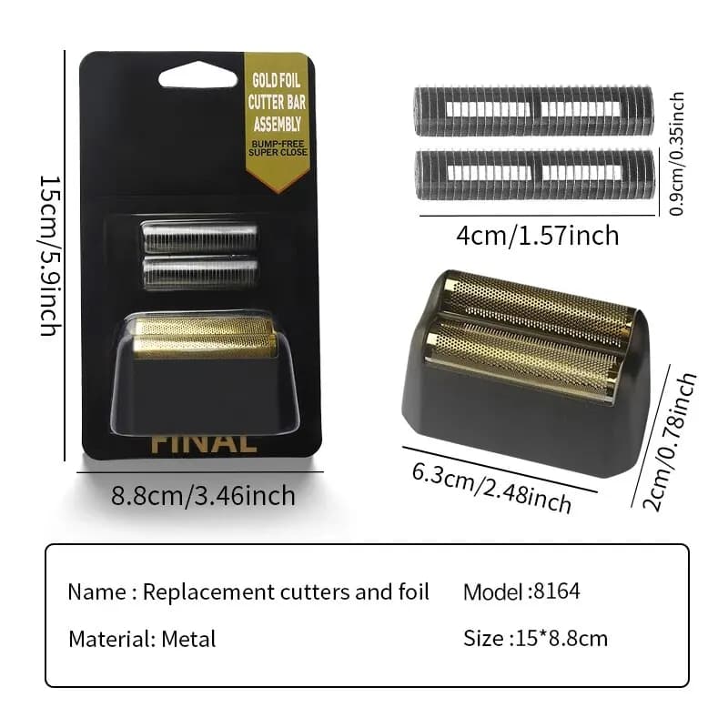 رأس حلاقة كهربائي احترافي استبدال الفويل والشفرة لـ Wahl 8164 5 Star Service إكسسوارات حلاقة الشعر - 2