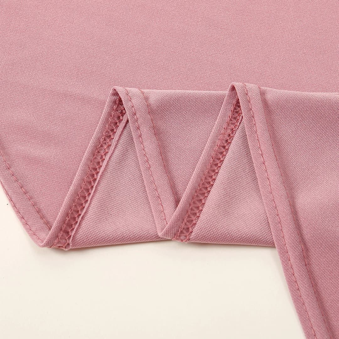 عبايات إسلامية بغطاء كامل ملابس نسائية بلون سادة حجاب داخلي شال طويل قسط القطن القنب الحجاب رمضان الصلاة فستان نسائي - 5