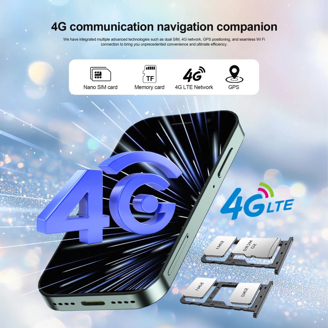 هاتف سيرفو كينج 9000 الذكي الصغير بشاشة HD 3.0 بوصة، أندرويد 10.0، شبكة 4G LTE، 2 جيجابايت رام + 16 جيجابايت روم، بطارية 2000 مللي أمبير، التعرف على الوجه - 3
