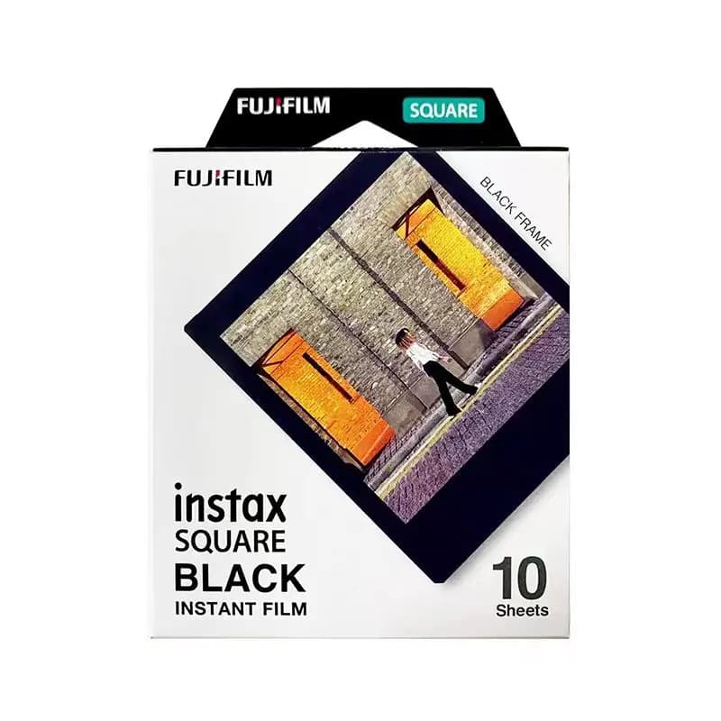 10-100 Sheets Fujifilm Instax Square Black Film For Fujifilm Instax Square SQ1/10/40/20 Instax Square Camera Film Photo Paper - 4