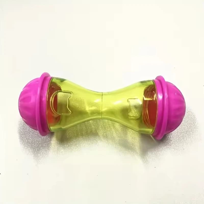 مغذية تفاعلية للحيوانات الأليفة كرة لعبة للقطط موزع طعام دوار بدون تسرب مغذية طعام للقطط ألعاب تدريب مسلية مستلزمات قطط - 6