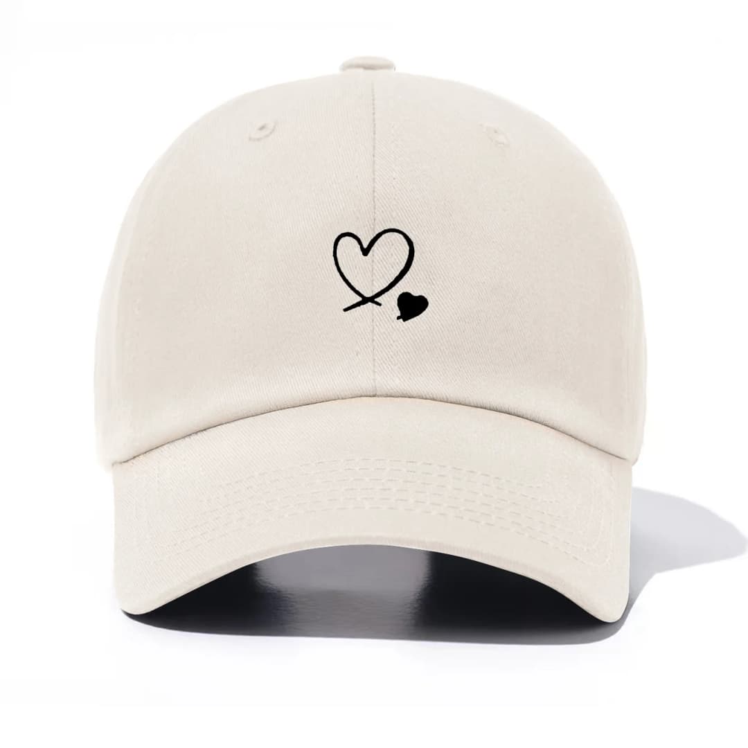 1 Piece Hearts Print Baseball Cap For Men & Women, Classic Casual Stylish, Perfect Gift For Families And Friends