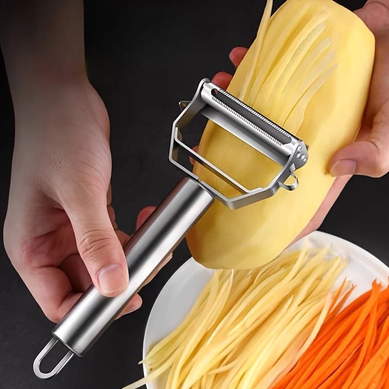 2in1 Stainless Steel Potato Cucumber Carrot Grater Peeler Vegetables Fruit Peeler Vegetable Slicer High Quality Kitchen Tool