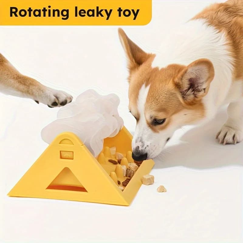 Interactive Dog Food Dispenser Toy - Puzzle Feeder with Leak-Proof Design, Slow-Feeding Design & Durable PP Material for Dogs - 4