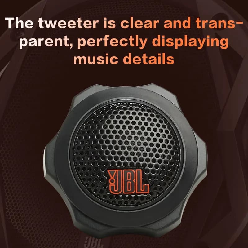 JBL car audio speaker tweeter silk film ball top material 640W power output vocal clear stereo surround mid-range tweeter - 3