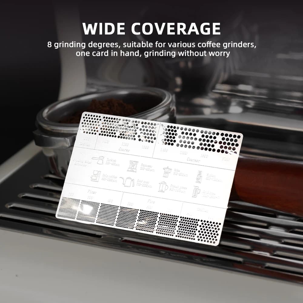 بطاقة مرجعية للقهوة أدوات عصا قياس القهوة من المعدن ملحق مطحنة قهوة - 4
