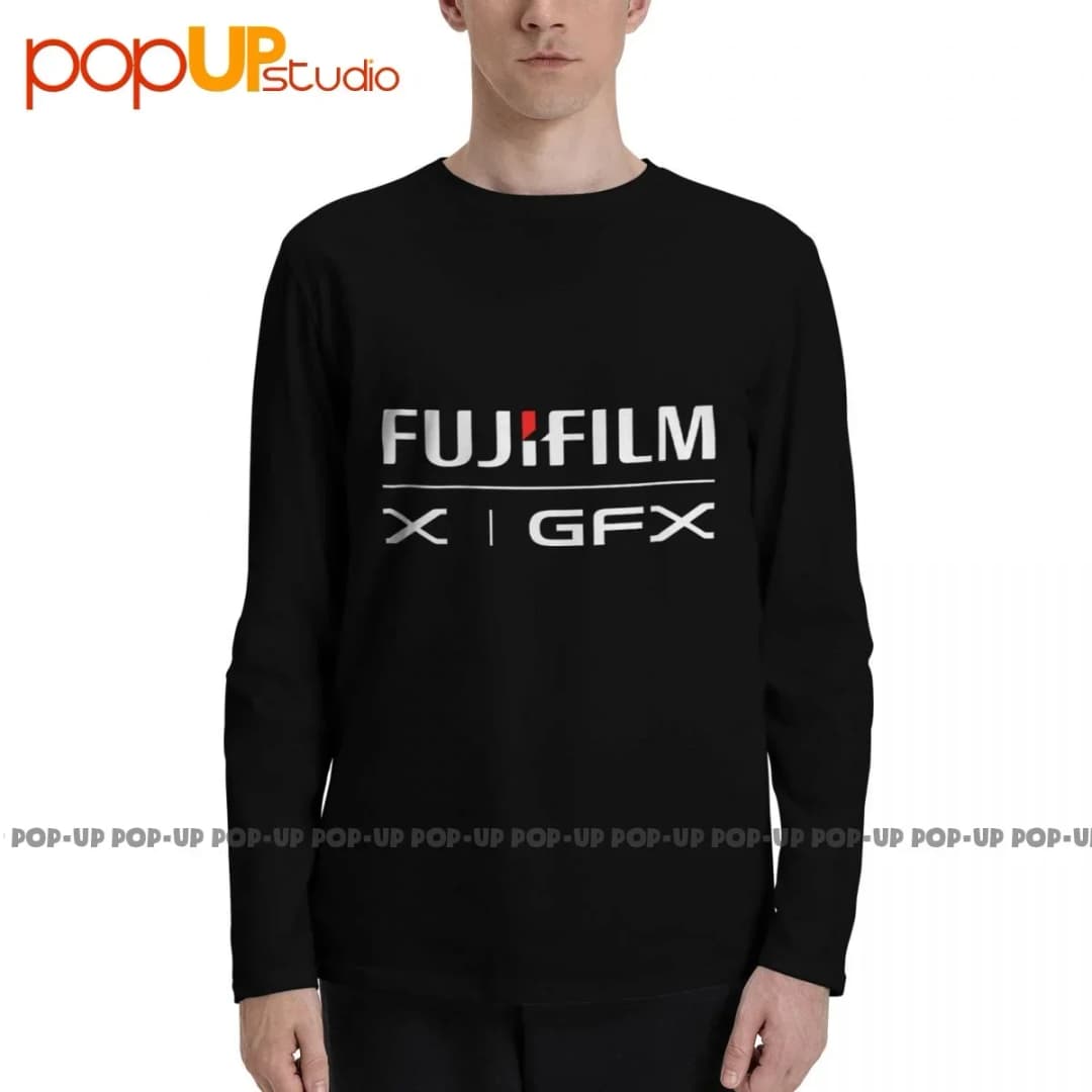 قمصان طويلة الأكمام من Fujifilm X Gfx تي شيرت علوي موضة هيب هوب مريحة