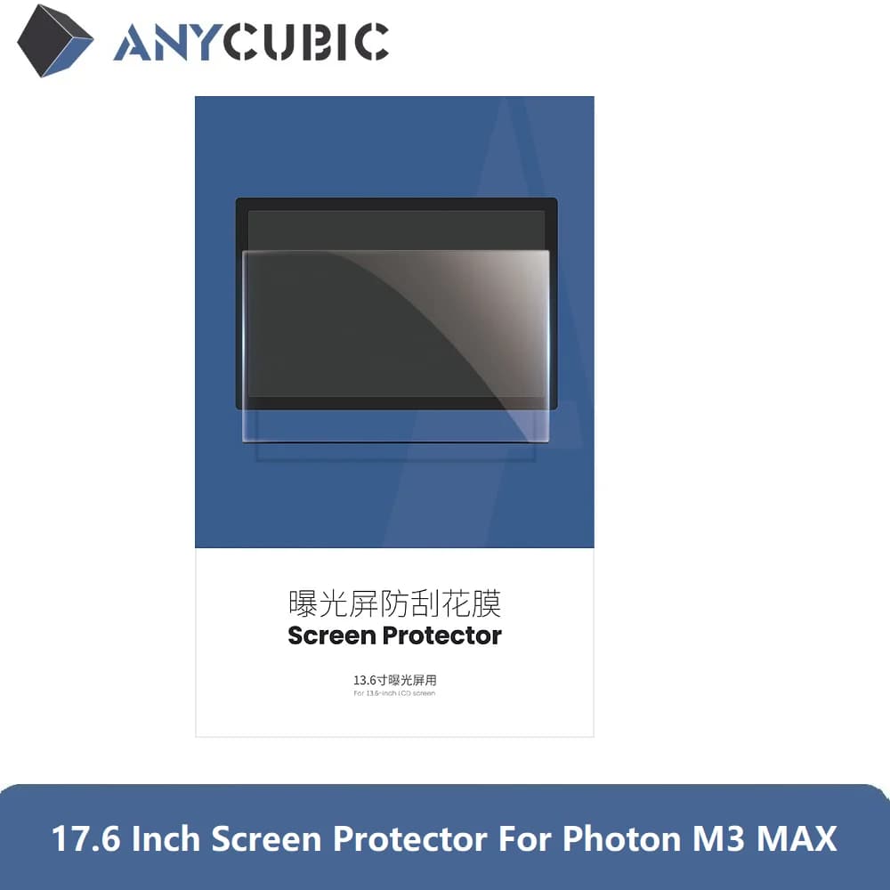 واقي شاشة أصلي من ANYCUBIC لطابعة Photon M3 MAX ثلاثية الأبعاد، إكسسوارات أجزاء، 5 قطع
