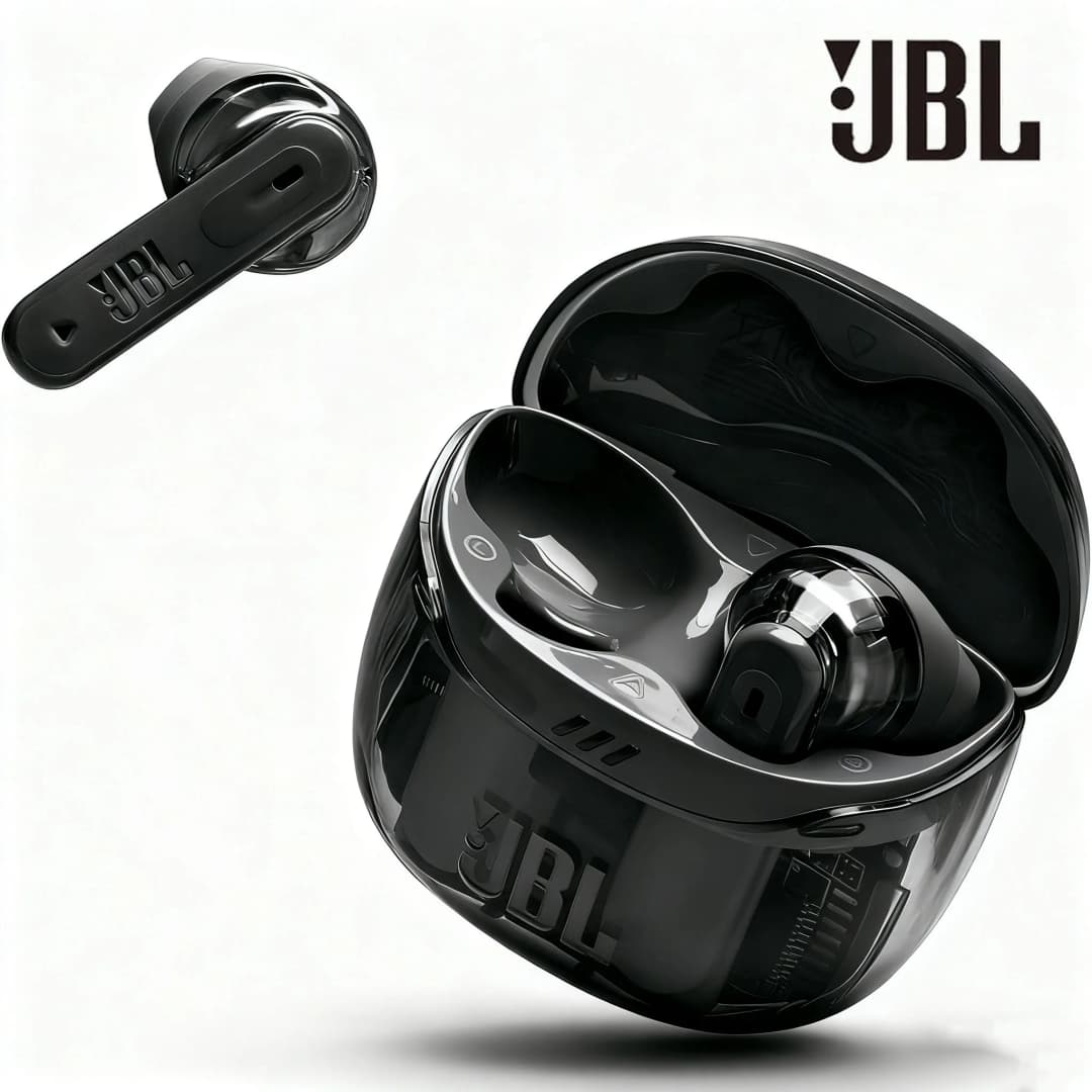 JBL TUNE FLEX 2 سماعات بلوتوث لاسلكية أصلية شفافة شبه داخل الأذن إلغاء تكيفي سماعات رياضية
