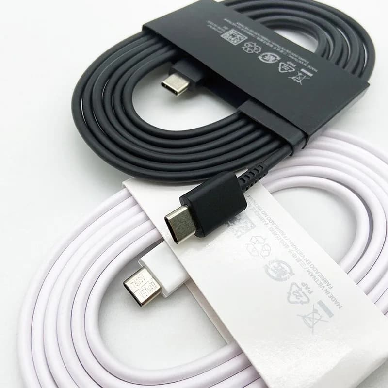 كابل سامسونج Type C بطول 1.8 متر و3 أمبير للشحن السريع لهواتف جالاكسي S23 وS20 وS21 وS22 بلس ألترا - 4