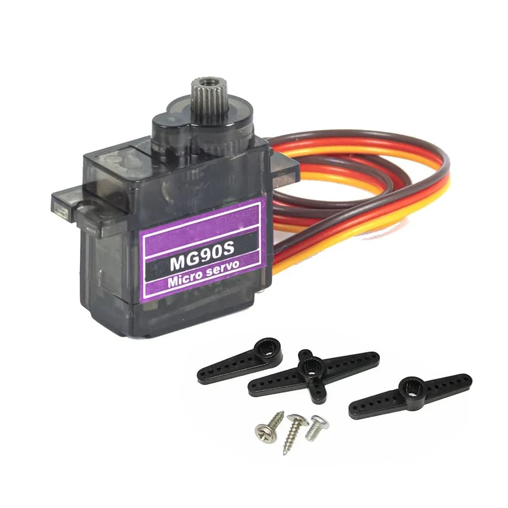 1/4/10Pcs MG90S Servo All Metal Gear 9g 180 360 SG90 Upgraded Version For Helicopter Plane Boat Car MG90 Trex 450 RC Robot - 2