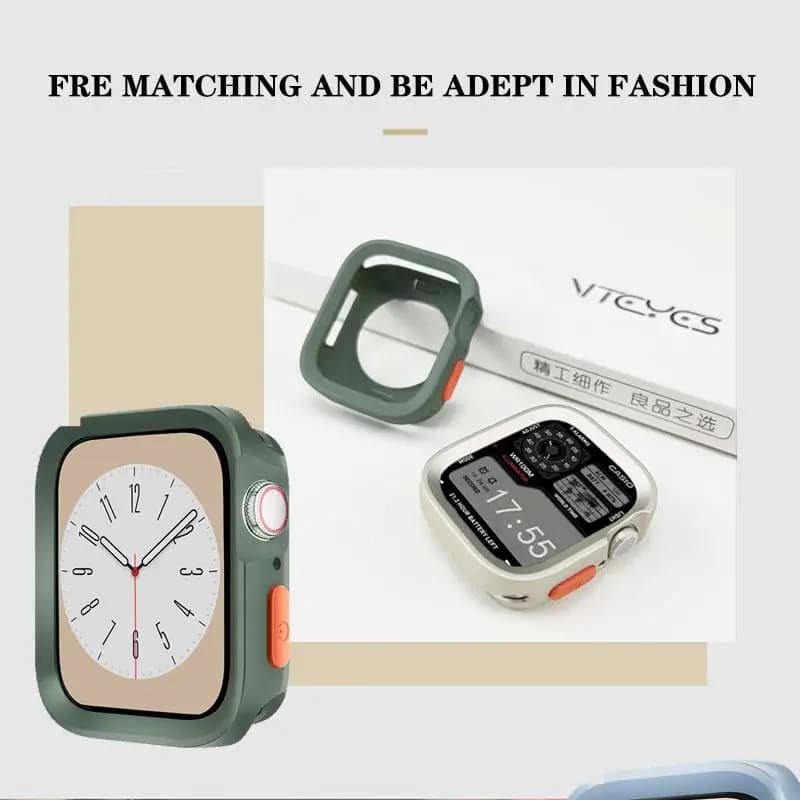 Bumper Soft Silicone Case For Apple Watch 11 10 9 8 7 6 SE 5 Anti-drop Matte Cover For iwatch 49mm 41mm 42mm 46mm 40mm 44mm 45mm - 6