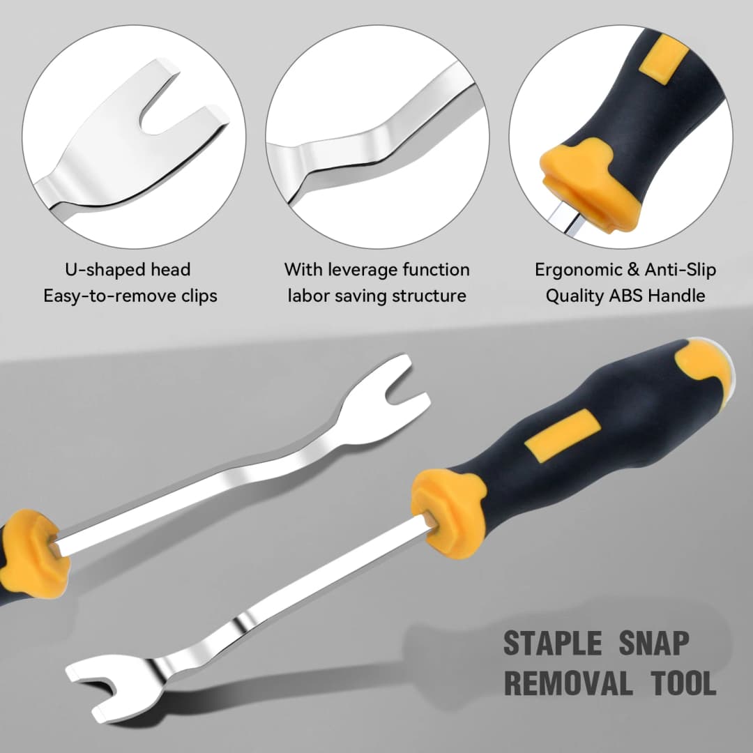 1Pc Screwdrivers Nail Puller Nail Driver Pry Tools Panel Upholstery Fastener Remover For Home Repair Workshop Hand Manual Tools - 3