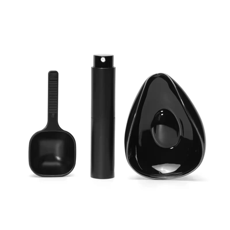 مجموعة كوب وملعقة جرعات حبوب القهوة Leeseph وعاء جرعات من السيراميك عدة صينية قياس للقهوة أو الشاي إكسسوارات إسبريسو