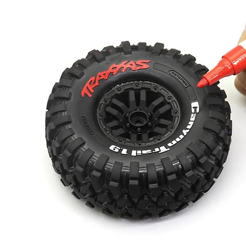 12 لون قلم طلاء الإطارات لسيارات RC الزاحفة 1/10 RC4WD TRX4 المدافع SCX10 90046/47 YIKONG RC4WD 1/14 تamiya مركبة يتم التحكم بها عن بُعد سكانيا 770S - 2
