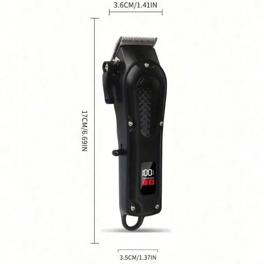 ماكينة قص شعر واحترافية قابلة للشحن عبر USB، ماكينة تشذيب اللحية، لاسلكية، هدية مثالية للرجال - 3