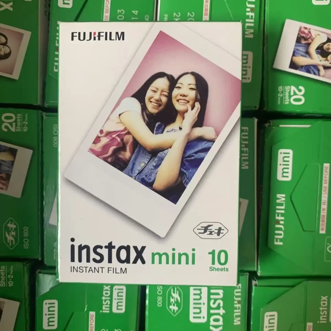 Classic Fujifilm Instax Mini Film White 10/100 Sheet For FUJI Instant Photo Camera Mini 12/11/13 Mini 9 8 7 70 90 Film Camera