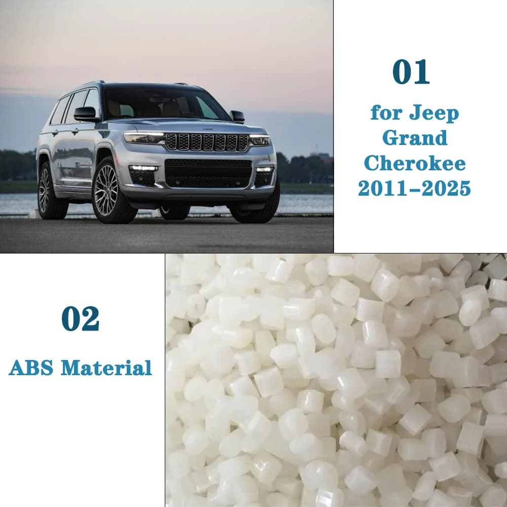 سيارة مركز وحدة التحكم لوحة الداخلية مقبض الديكور غطاء الكسوة ل جيب جراند شيروكي 2011-2016 2017 2018 2019 2020 اكسسوارات - 3