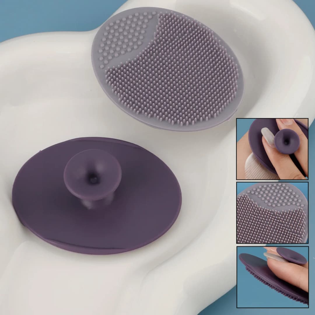 مجموعة من قطعتين من فرشاة تنظيف الوجه، فرشاة إزالة الرؤوس السوداء، بدلة مزيل بشرة الوجه - 4